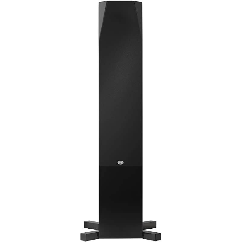 C Series C 4 Premium Home Theater 3-Way Floor-standing Tower Speaker - Clean, Hi-Res Audio | Sealed Box | Aluminum Drivers | Single, High Gloss Black (N-C 4 Black)
