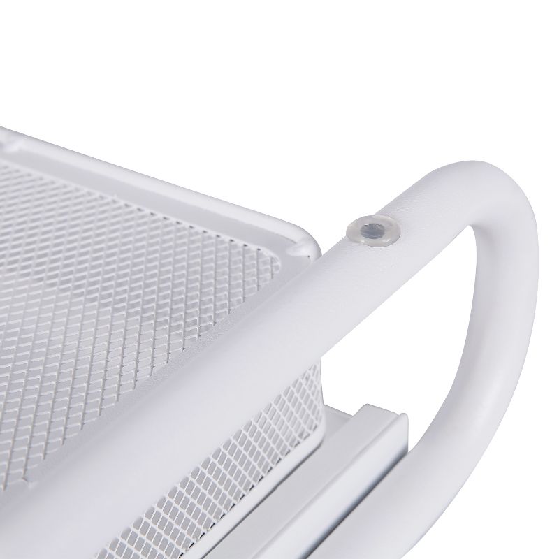 Mesh Monitor Stand with Drawer White - Made By Design™