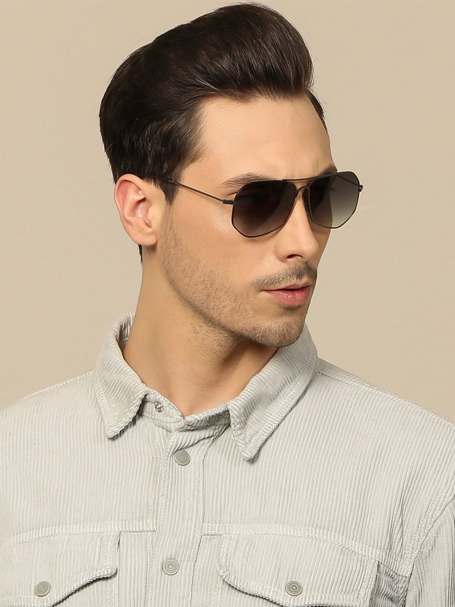 John Jacobs JJ S12968 Grey Aviator