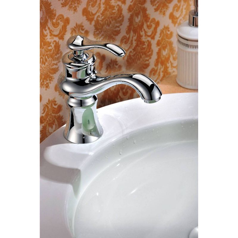One Hole CUPC Approved Stainless Steel Flora Faucet Chrome - American Imaginations
