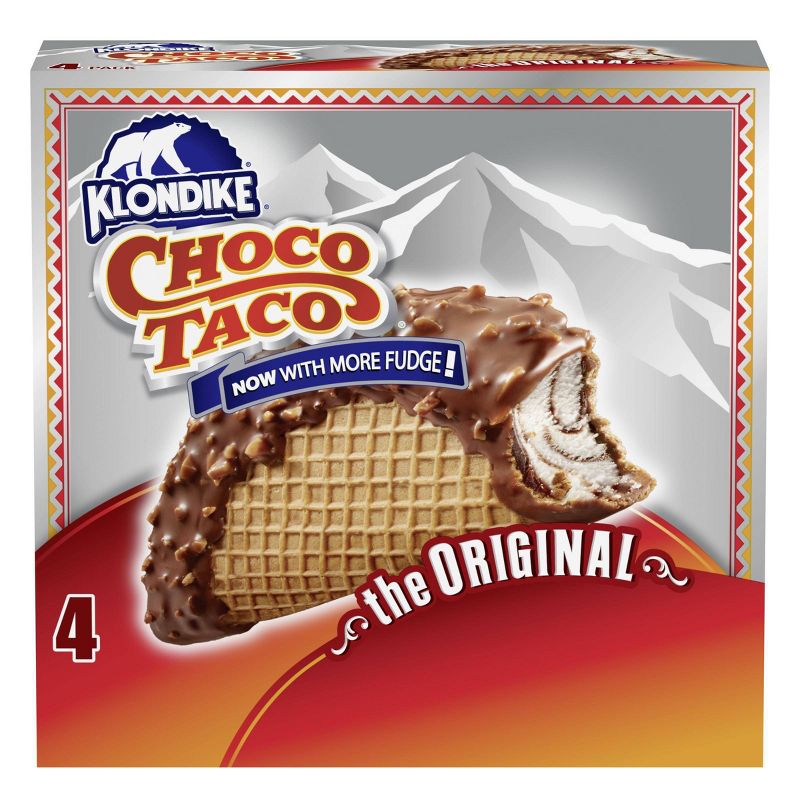Klondike Original Choco Taco Ice Cream Dessert - 4ct
