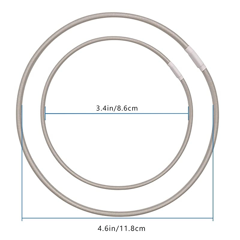 Universal Elastic Bands Replacement Antiaging Rubber Ring for Microphone Shock Mount Holder Clamp Clip Set of 4 Gray