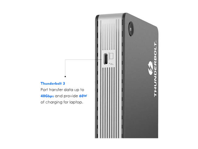 Wavlink Thunderbolt 3 USB-C 8K Docking Station Dual 4K Docking Station 60W Charging Dual DisplayPort 1.4 USB-C 3.1, 2 x USB 3.1, 2 x USB 3.0, Gigabit Ethernet, Audio, for MacBook & Windows Laptops