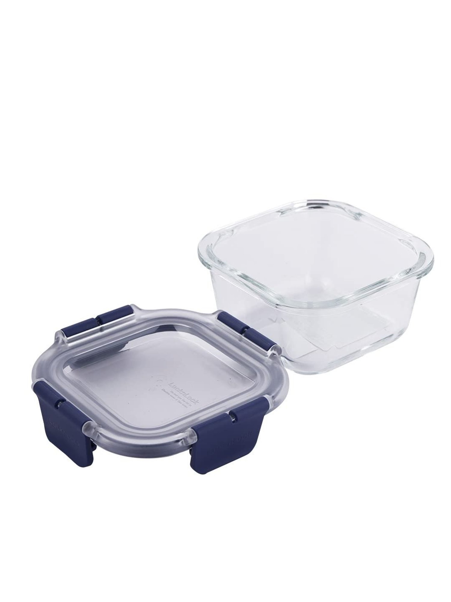 Lock & Lock White Glass Airtight Containers With Lid
