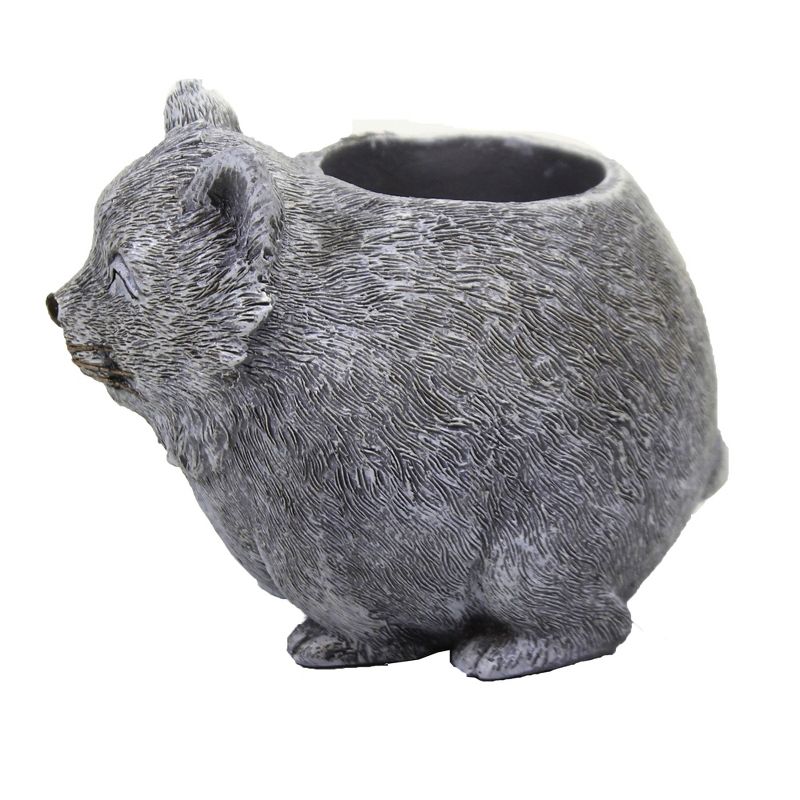 Home & Garden 4.25" Mini Cat Pudgy Planter Garden Patio Porch Roman, Inc  -  Planters