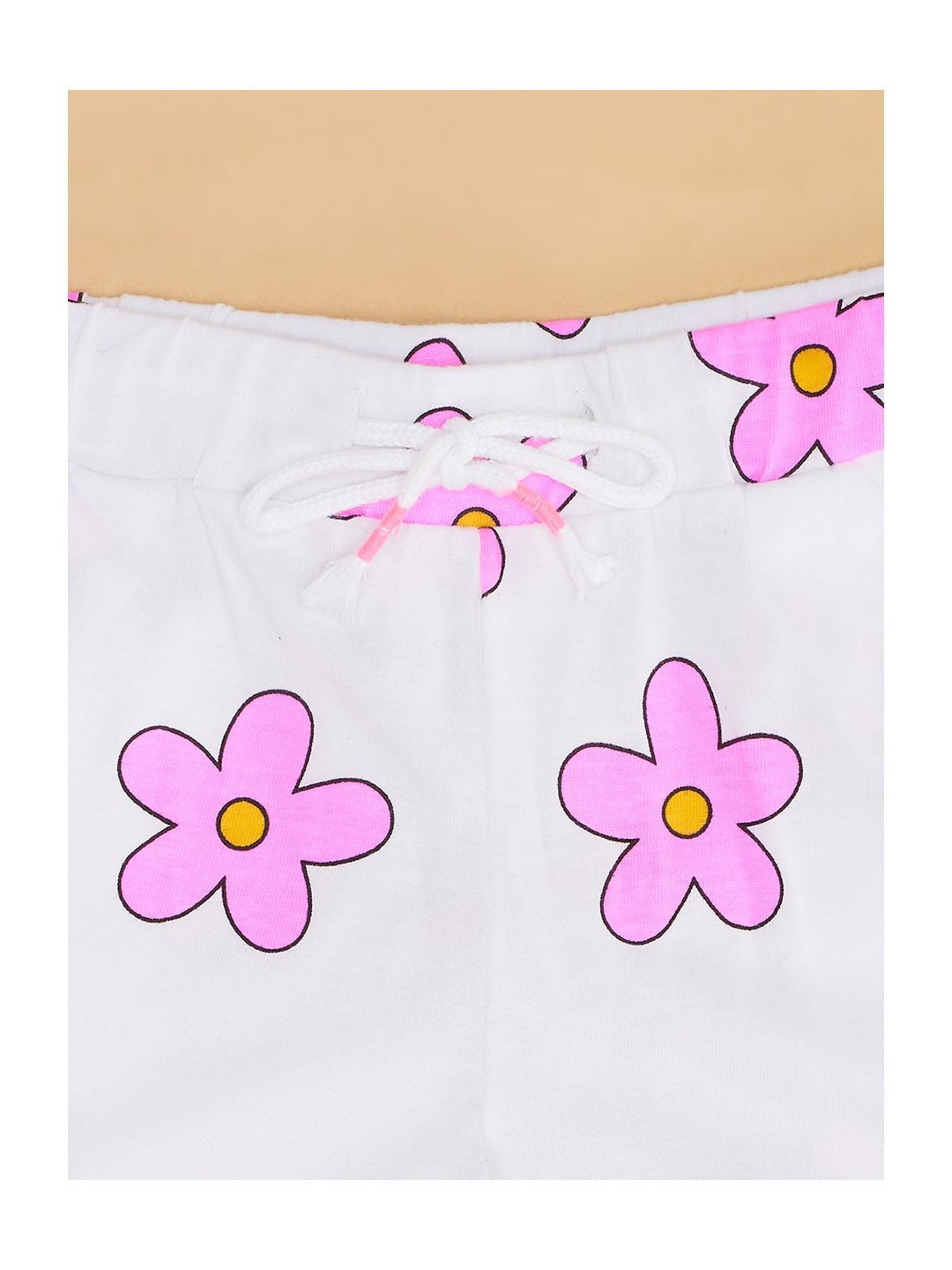 HELLCAT Kids Yellow & Navy Printed Shorts (Pack Of 2)