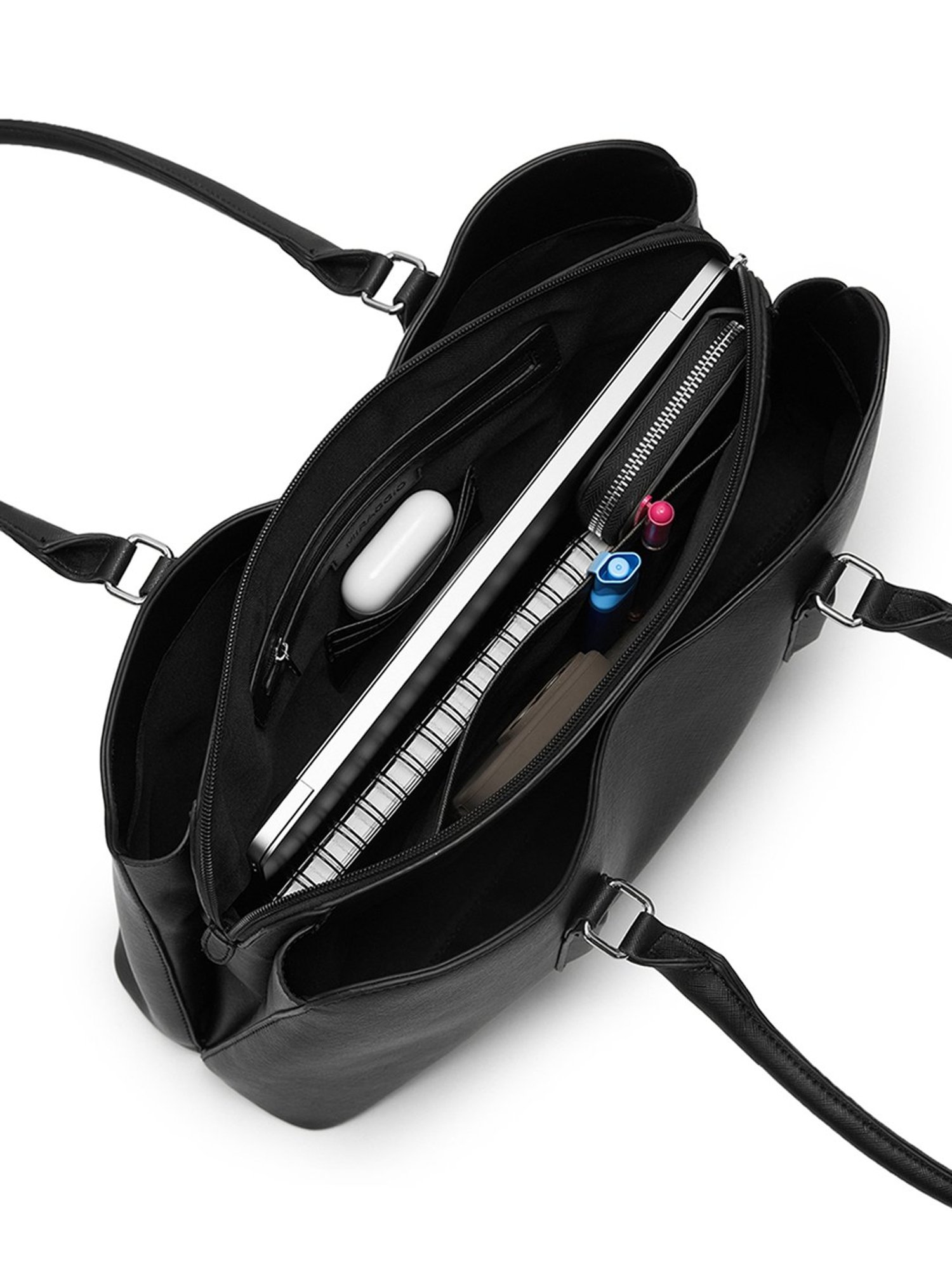 Miraggio Vanessa Black Large Handheld Handbag