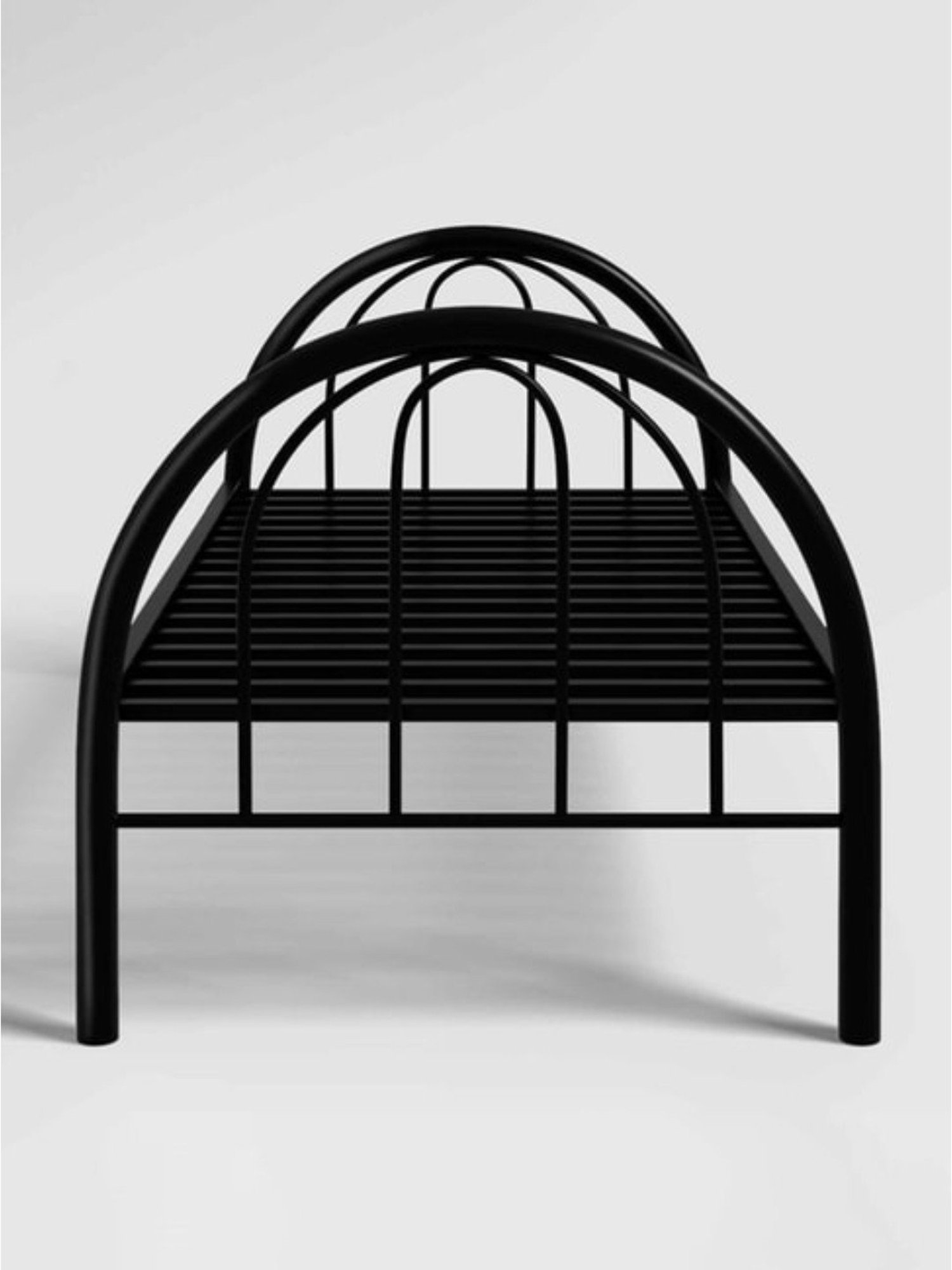 Nilkamal Riva Black Engineered Wood King Size Bed with Storage