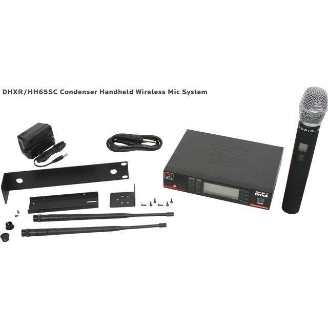 Galaxy Audio DHX Wireless Handheld Mic System, DHXR Receiver&HH65SC Transmitter
