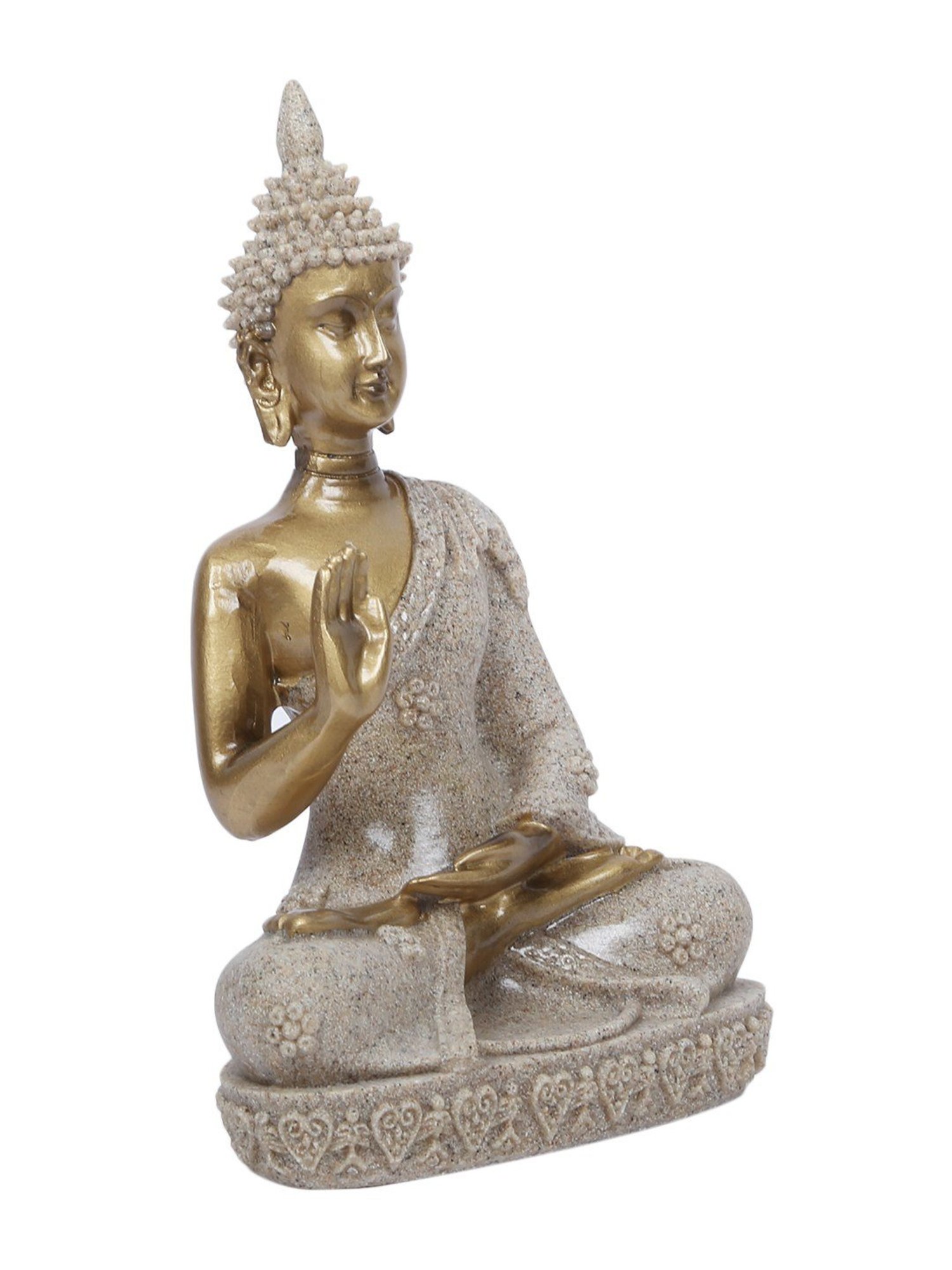 Tayhaa Golden Hue Blessing Buddha Statue