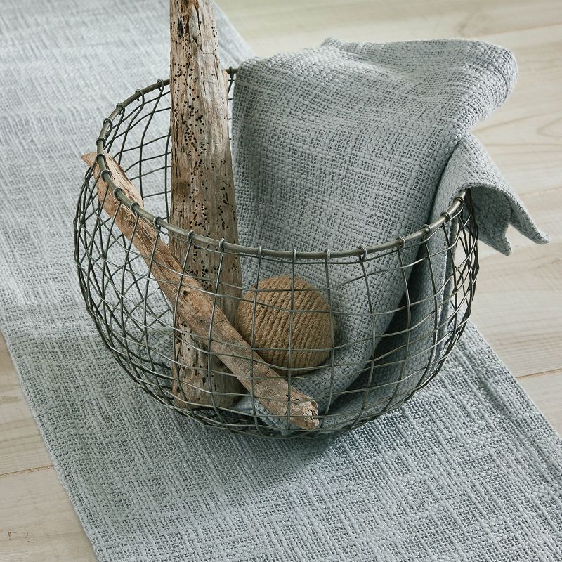 Split P Round Wire Basket - Gray