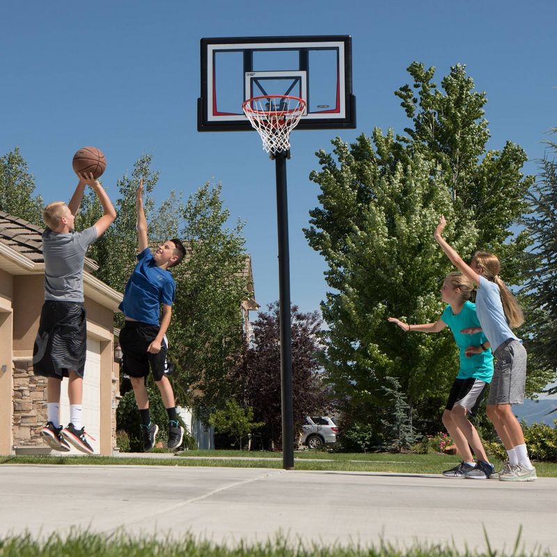 Lifetime 50" Adjustable In-Ground Basketball Hoop