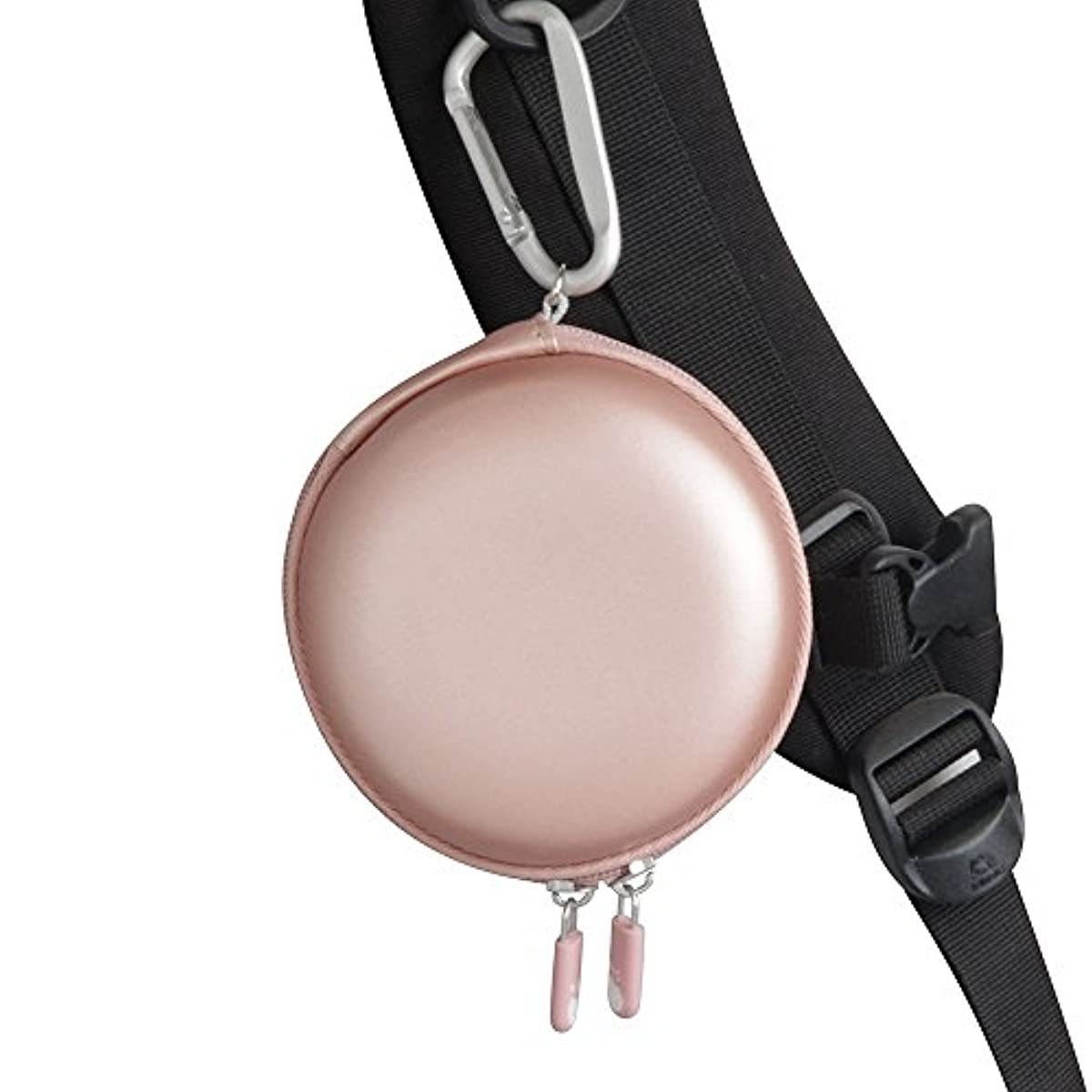 Hermitshell Hard Travel Case fits XLEADER/Nubwo SoundAngel (2 Gen) 5W Touch Bluetooth Speaker (Rose Gold)