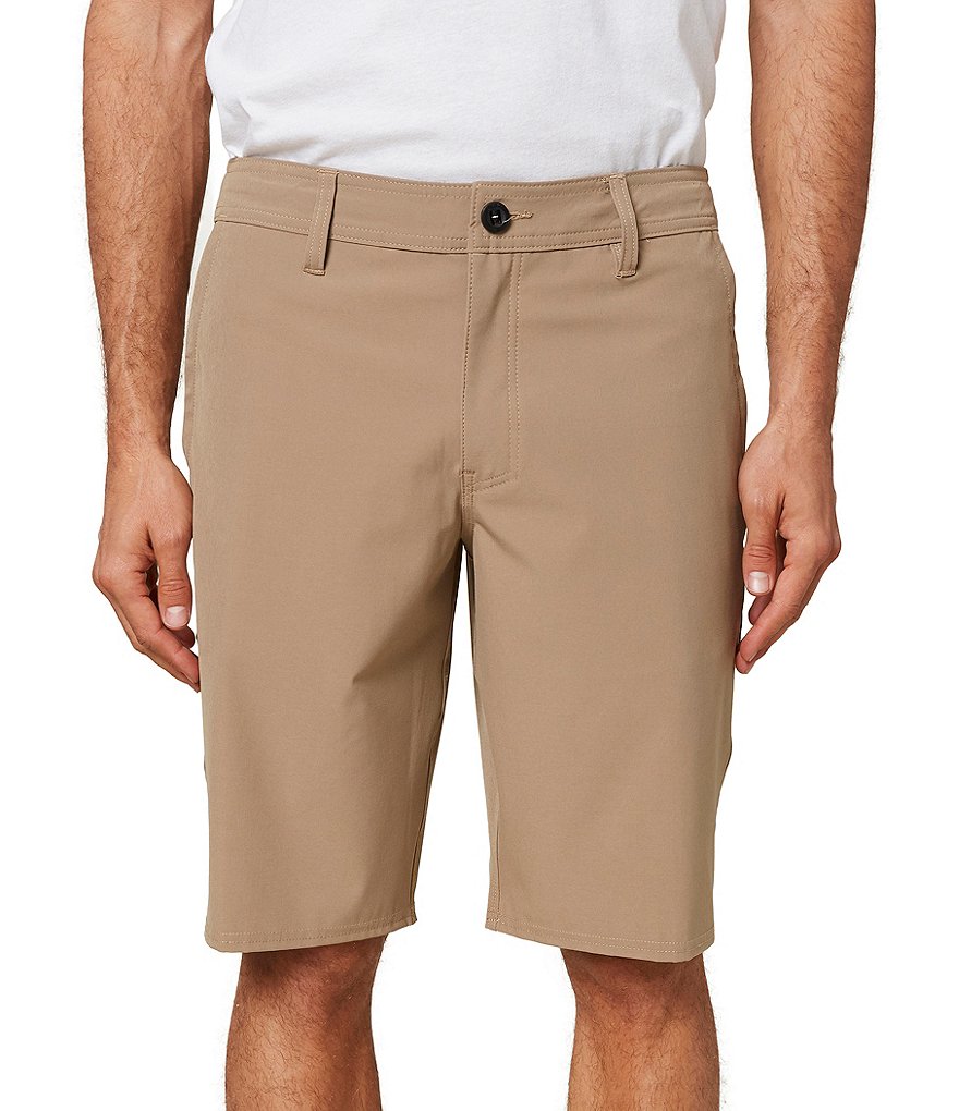 Redsand Solid Heather 20#double; Outseam Hybrid Shorts