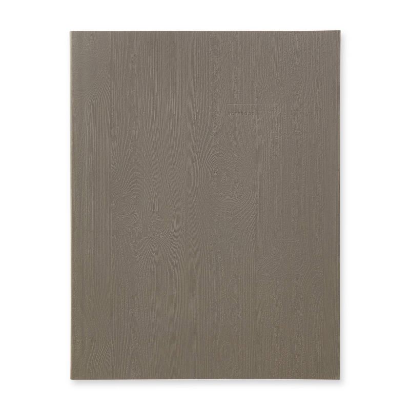 128 page College Ruled Composition Notebook 10"x7.5" Charcoal -  Good Office Day