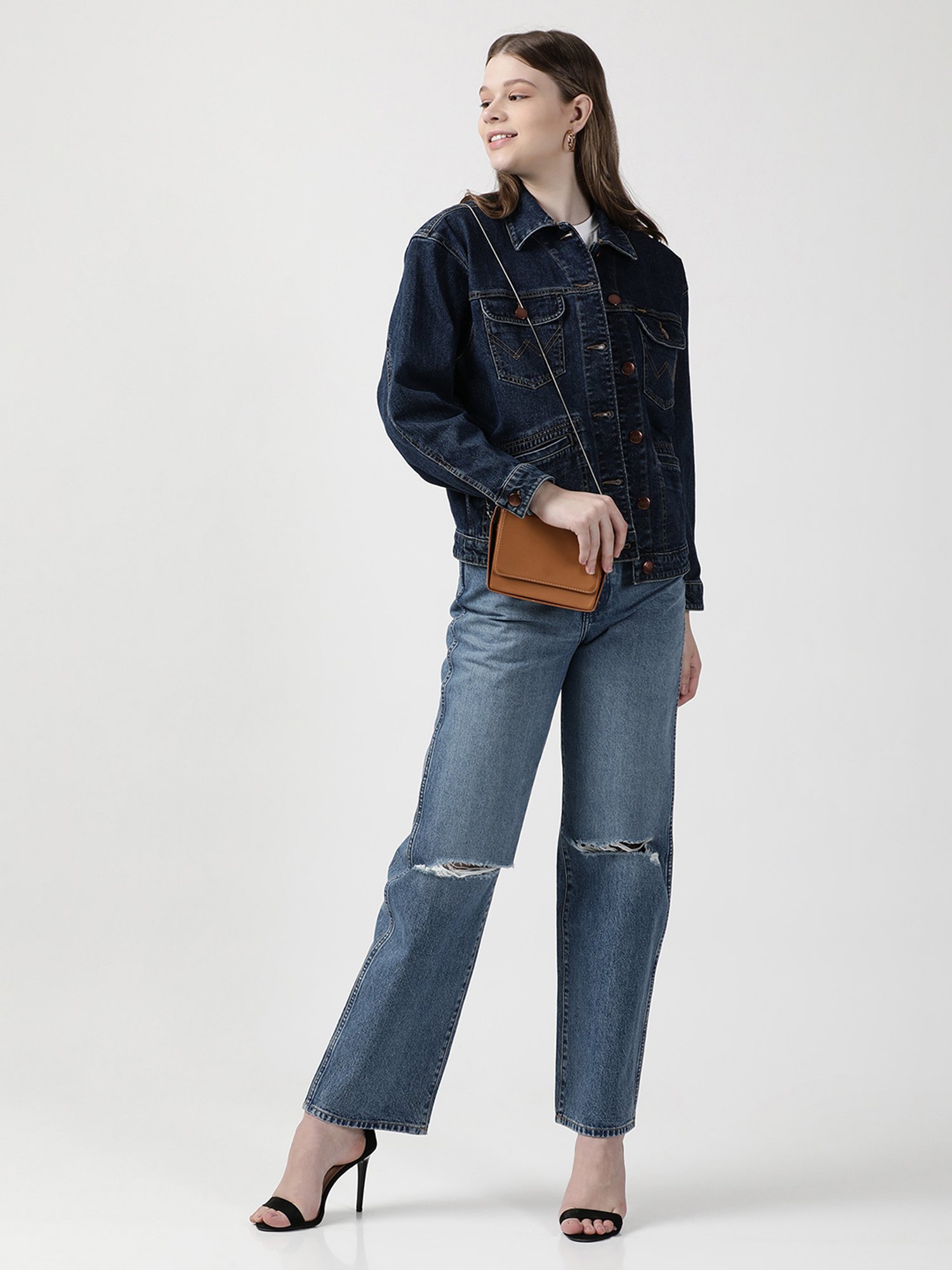 Wrangler Navy Denim Jacket