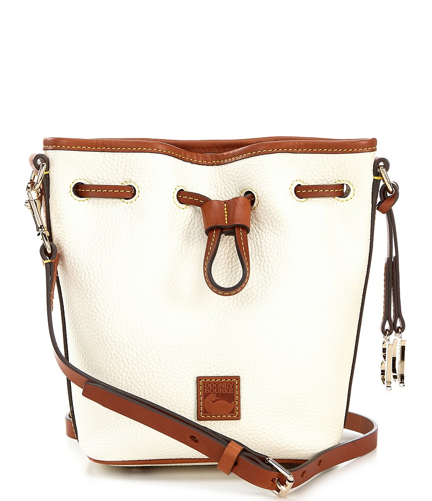 Dooney & Bourke Saffiano Collection Drawstring Bucket Bag