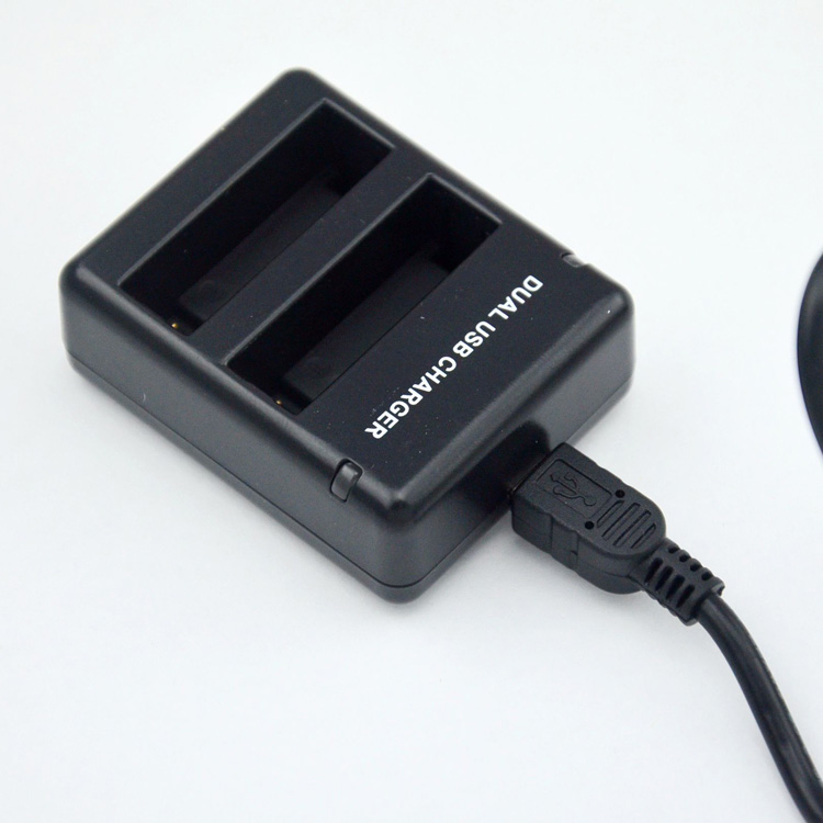 New Gopro hero 4 battery charger USB Dual port Charger for Gopro Hero 4 Gopro4 AHDBT-401 battery