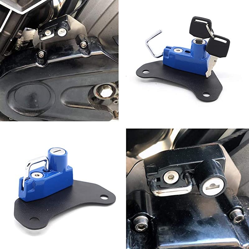 Helmet Lock with Keys for Indian Scout/Sixty 2015-2018-Blue
