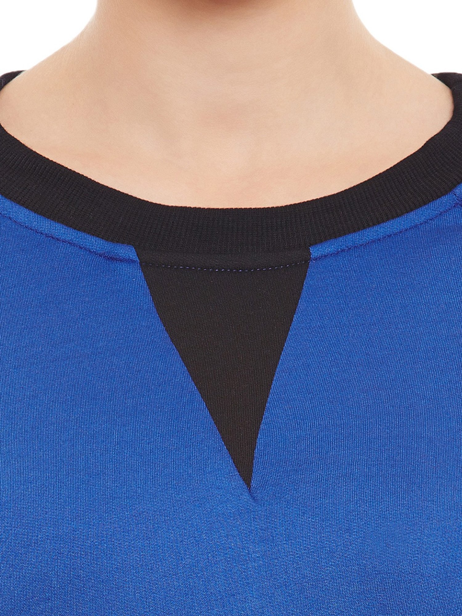 Belle Fille Blue Full Sleeves Sweatshirt