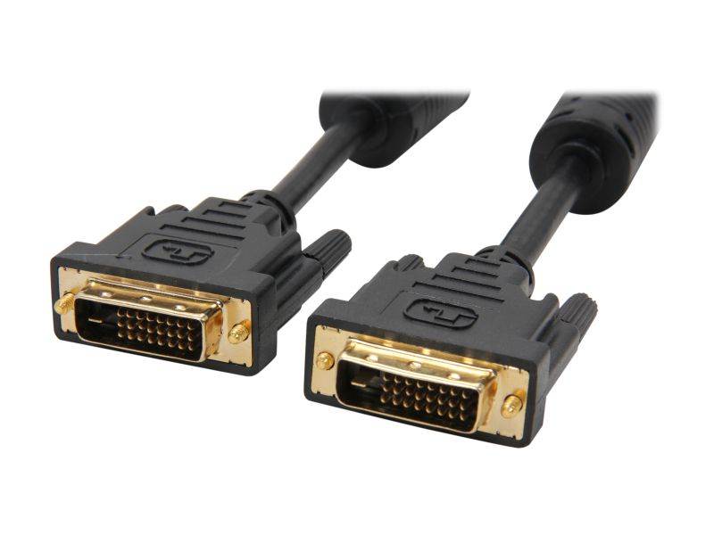DAT 7321D Black Male to Male One DVI-D to DVI-D Single Link Cable