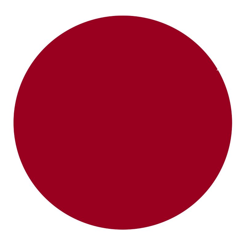 Sizzlin Red Circle Self-Stick 5pc Wall Accent Stickers - Wall Pops..