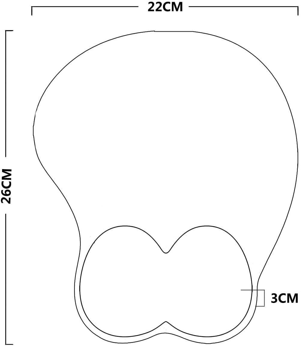 Yuki Asuna Yuuki Asuna Sword Art Online 3D Anime Mouse Pads with Wrist Rest Gaming Mousepads (2Way Skin)