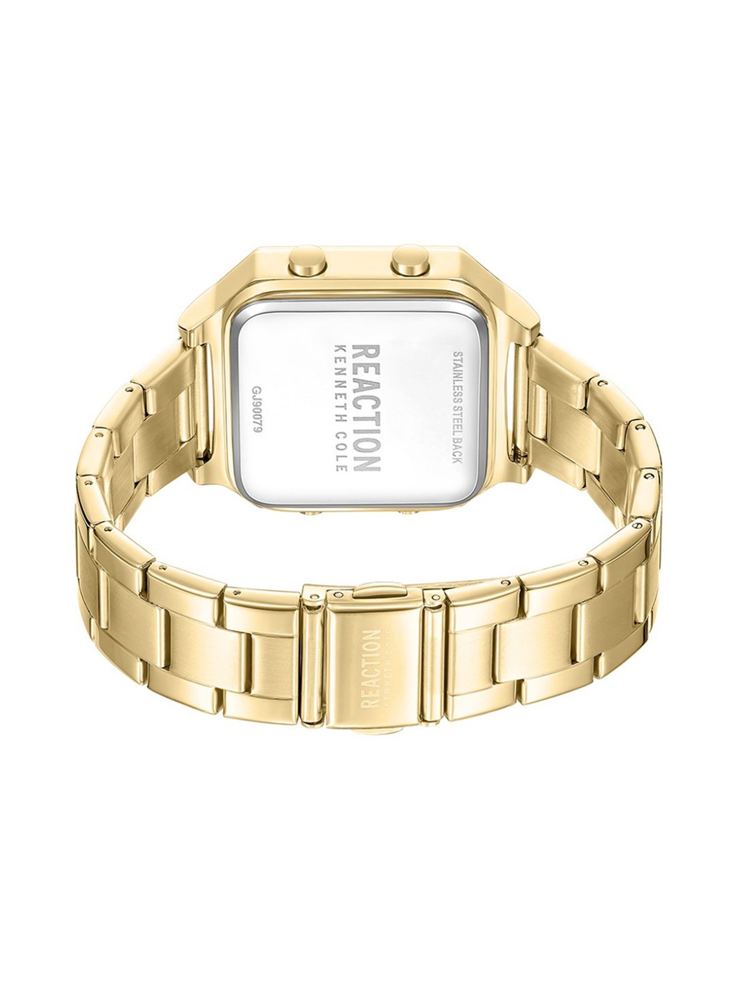 REACTION KENNETH COLE  Digital Stainless Steel Strap Watch for Women's  - KRWGJ9007904