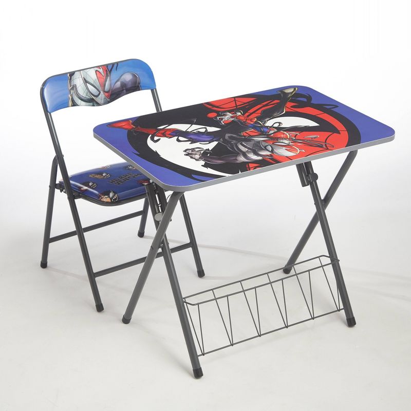 2pc Spider-Man Foldable Activity Desk and Chair Set