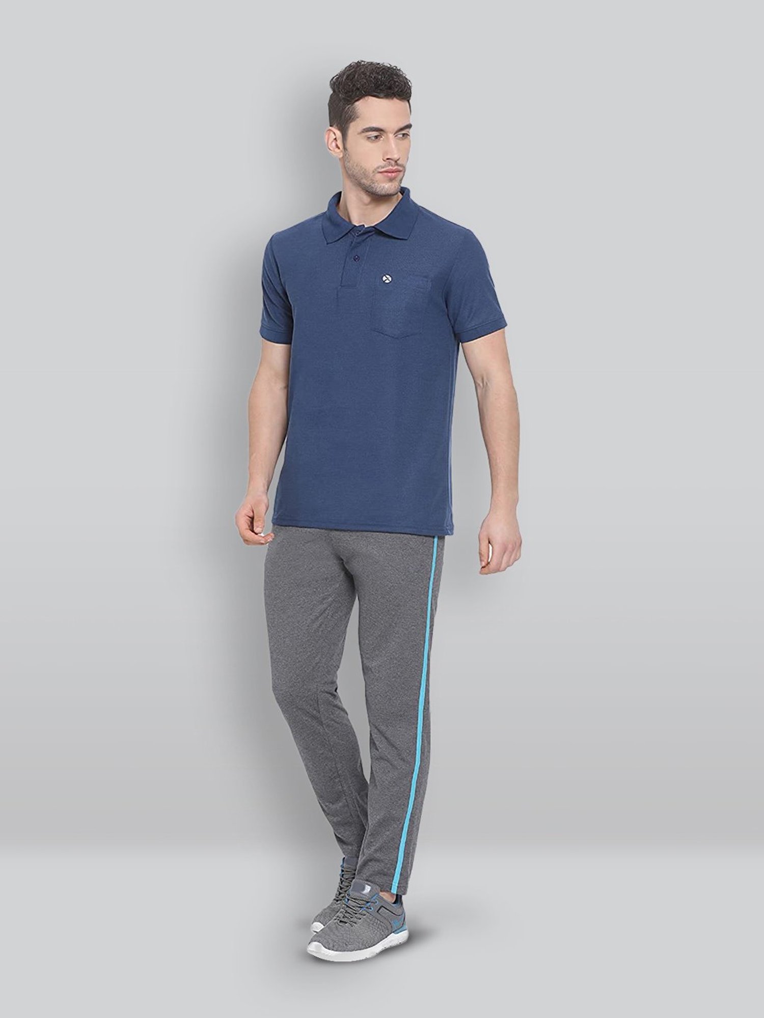 Lux Nitro Dark Blue Regular Fit Polo T-Shirt