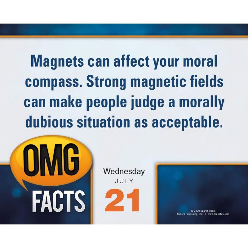 Sellers Publishing 2021 OMG Facts Boxed Daily Calendar [Calendar] Spartz Media