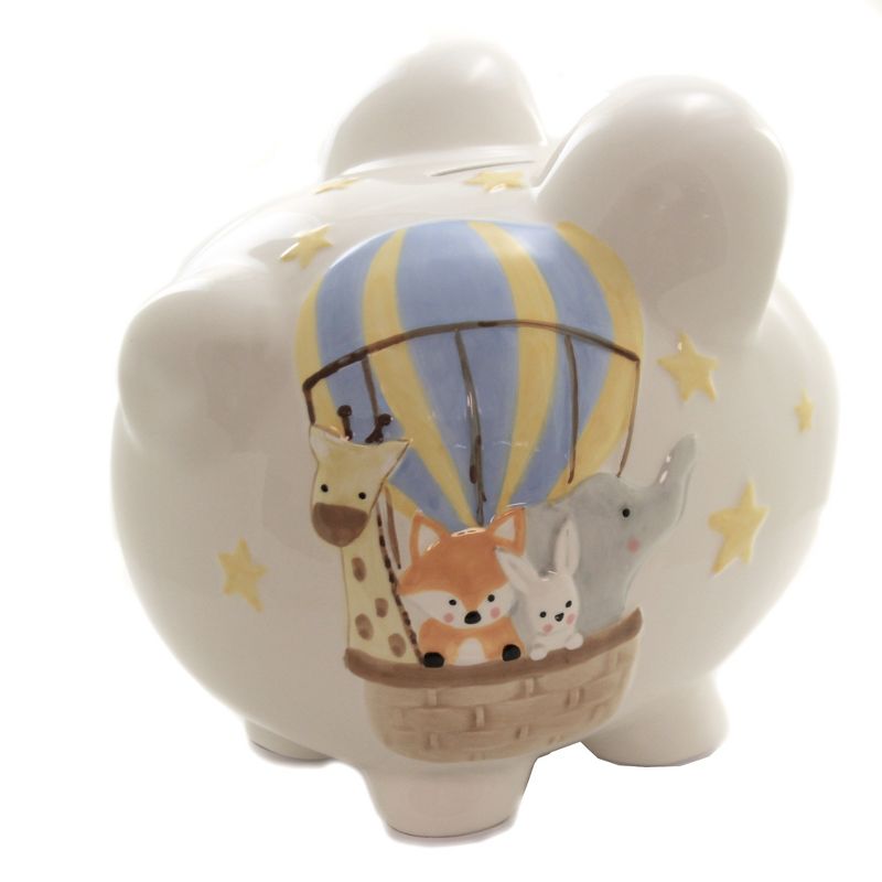 Bank 7.5" Air Balloon Bank Stars Moon Animals  -  Decorative Banks