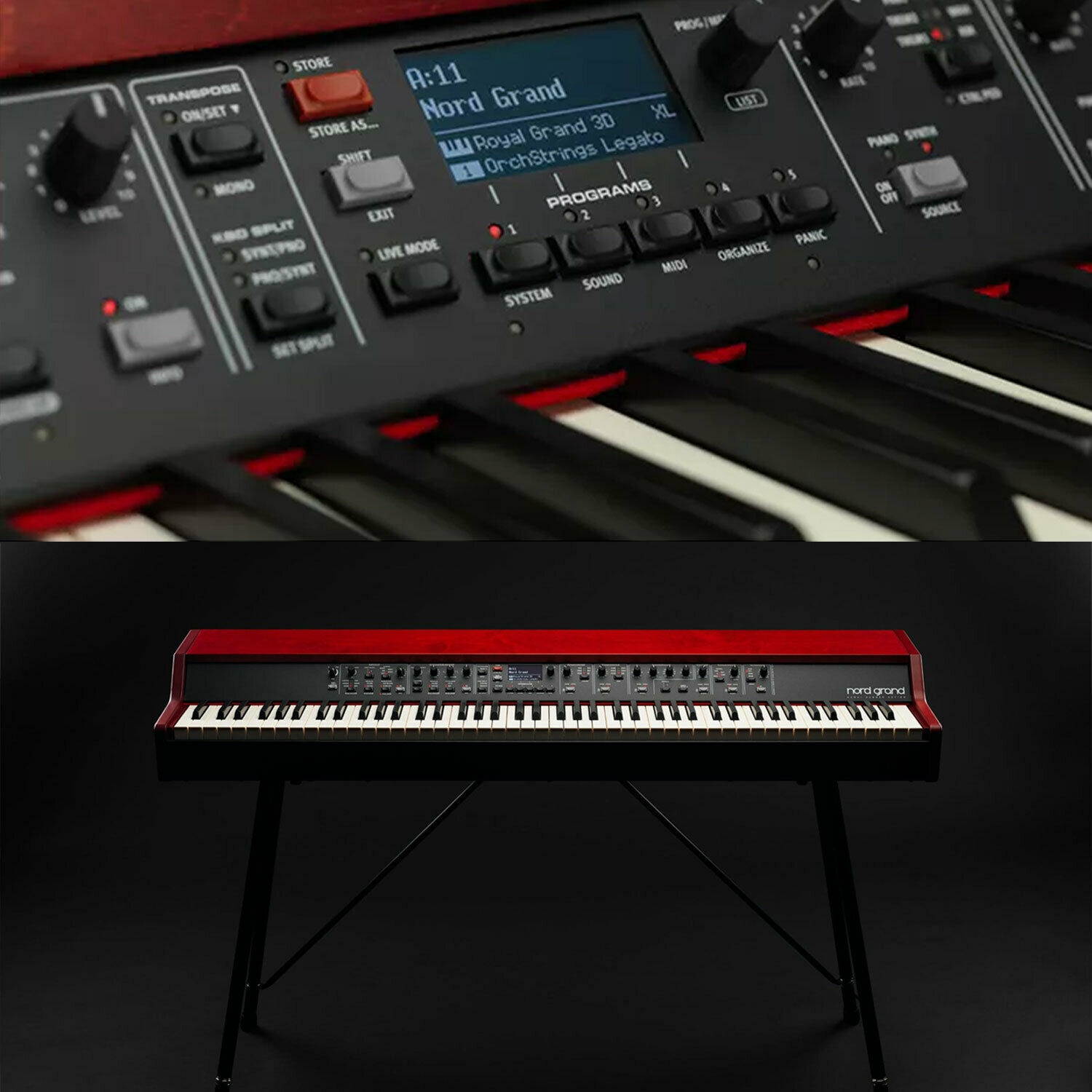 Nord Grand 88-note Kawai Hammer Action Keyboard with Ivory Touch