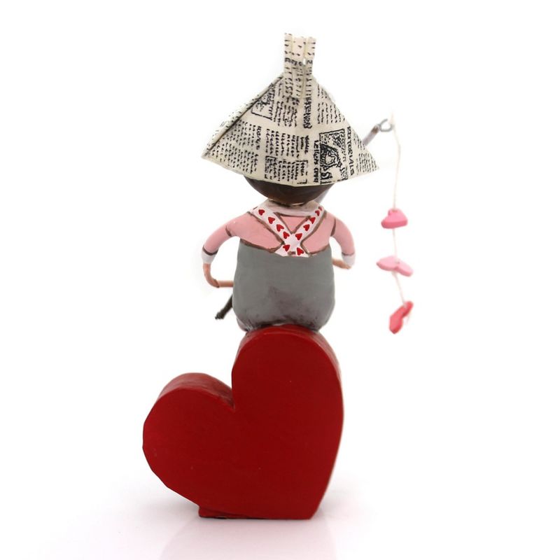 Lori Mitchell 5.75" Fishing For Love Lori Mitchell  -  Decorative Figurines