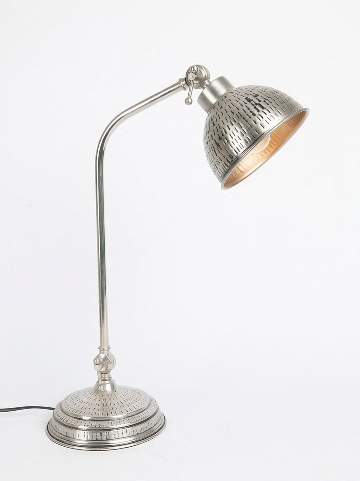 DecorativeRay Red PVC Study Table Lamp - Set of 1