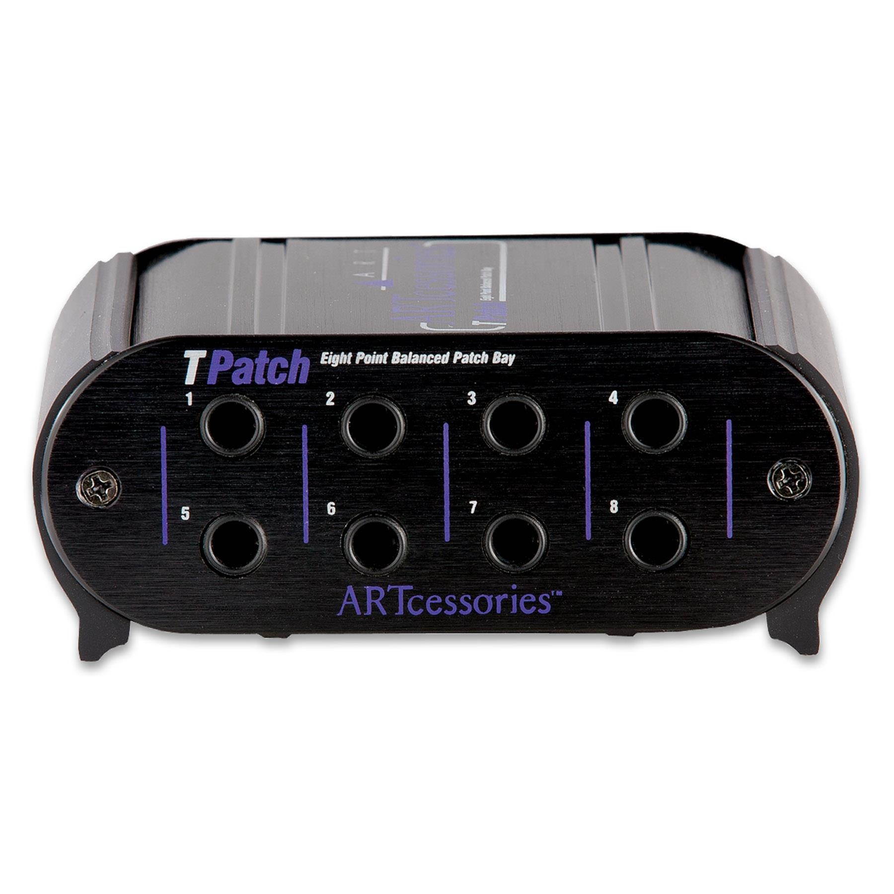 ART TPatch 8 Point Balanced Patch Bay