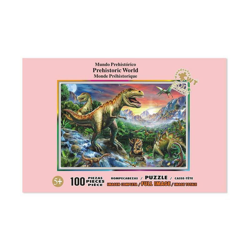 Wuundentoy Gold Edition: Prehistoric World Kids' Jigsaw Puzzle - 100pc