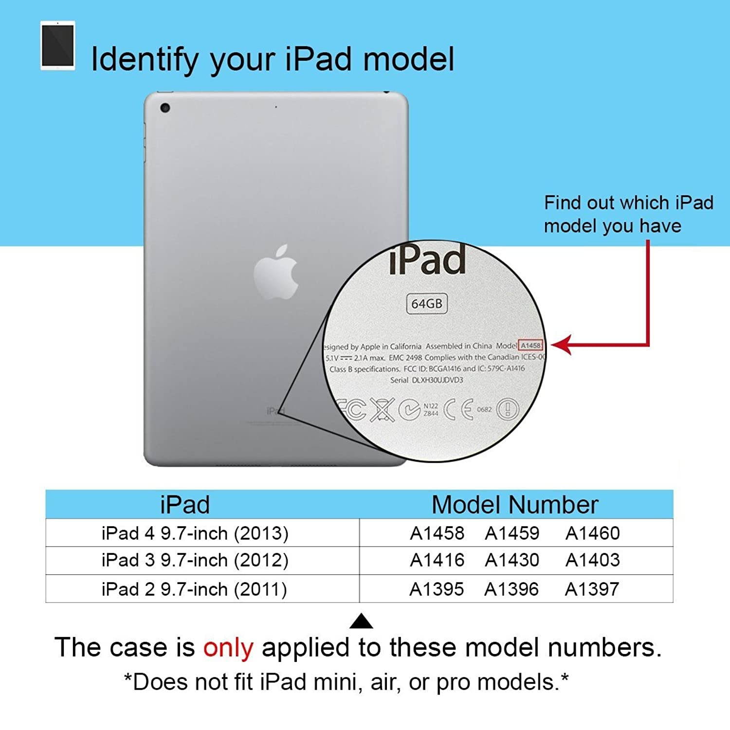 Dteck iPad 2 3 4 Case,Slim Fit Folio Stand PU Leather Case Auto Wake/Sleep Feature, Money Pocket Card Holders Smart iPad Cover for Apple iPad 2, iPad 3rd Generation, iPad 4th Generation,Husky