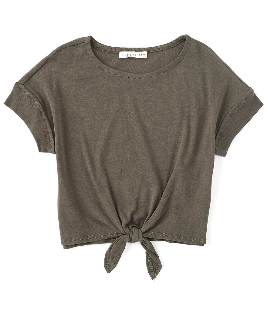 Chelsea & Violet Little Girls 2T-6X Tie Front Tee