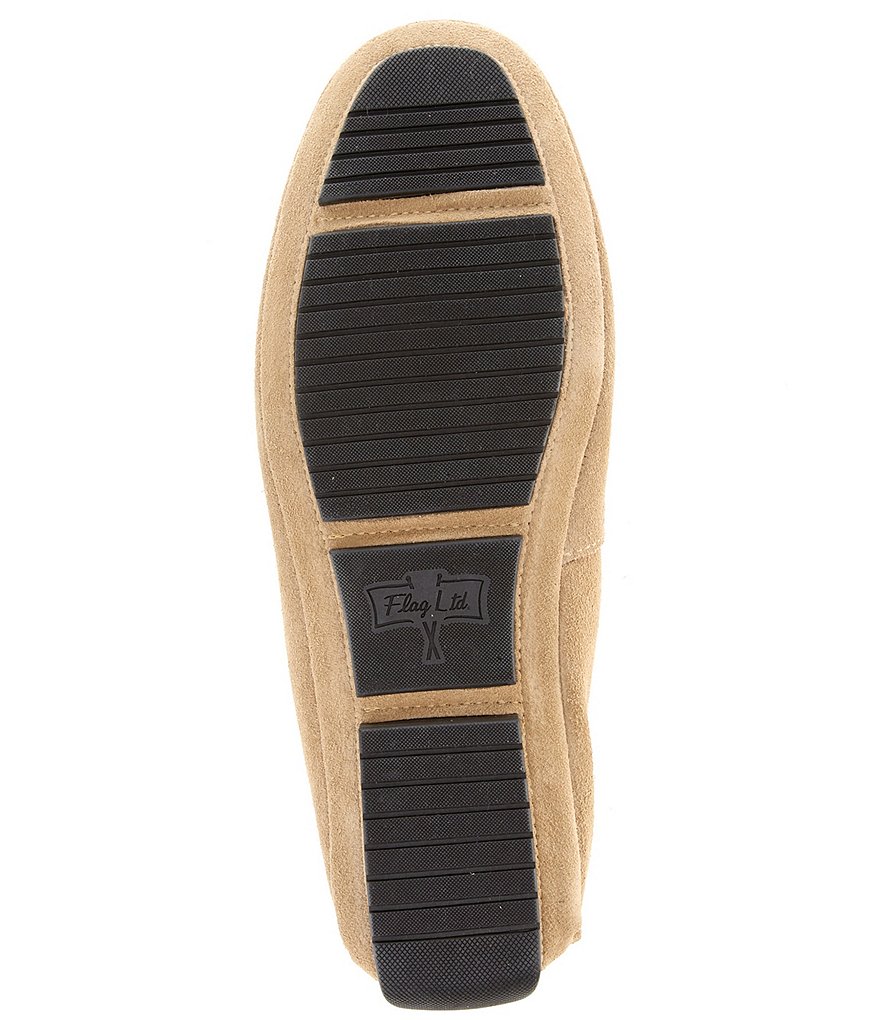 Flag LTD. Men's Morgan Suede Leather Penny Loafer Moccasins