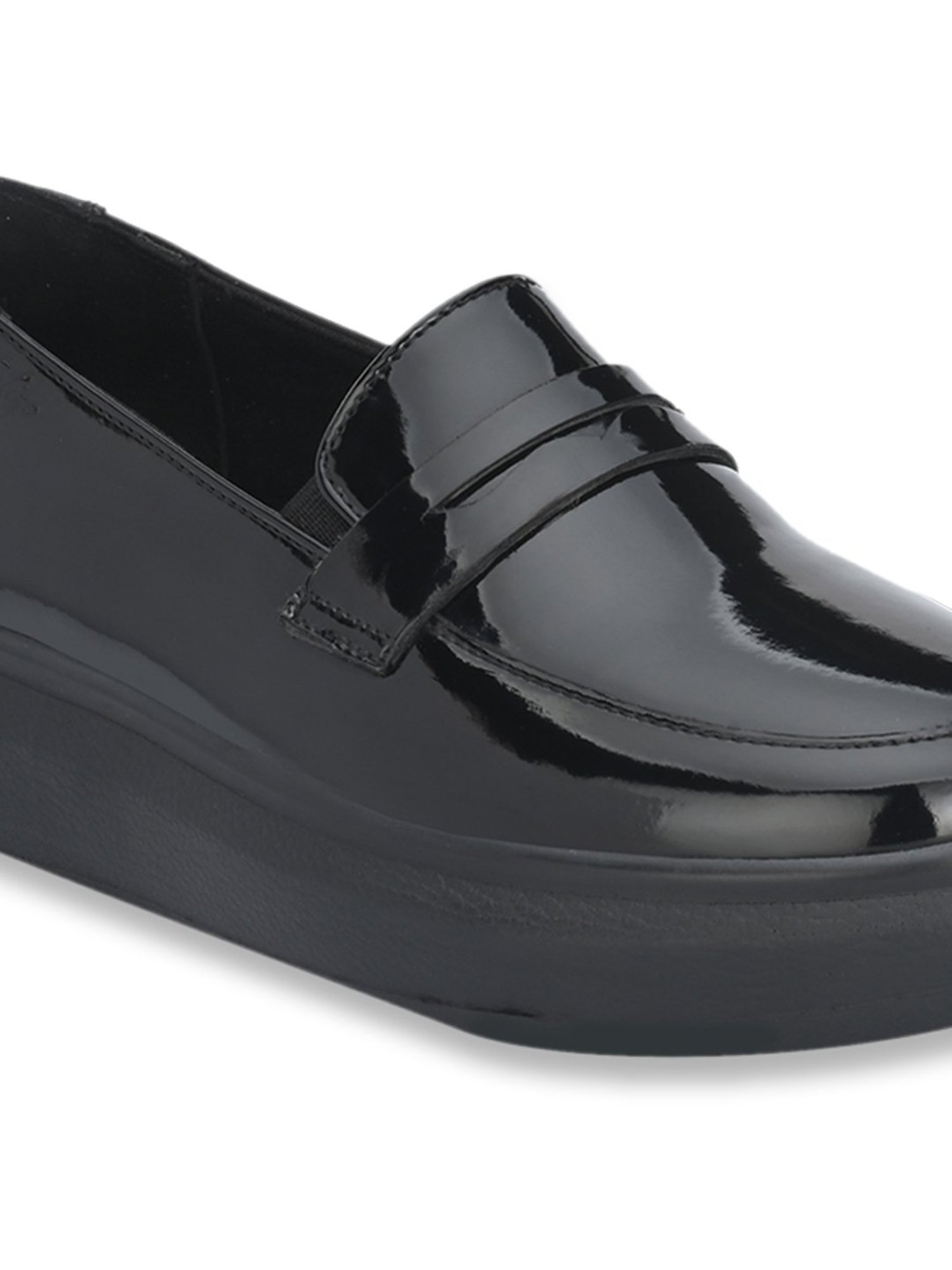 Delize Women's Black Formal Loafers