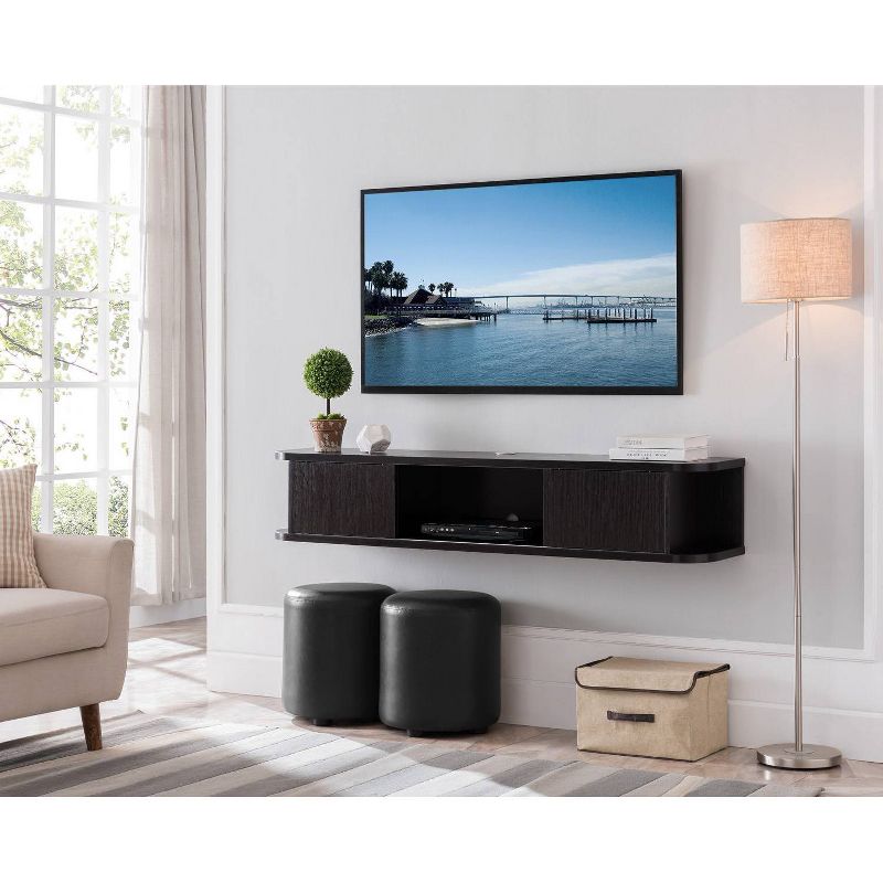 60" Edwige Floating TV Console Cappuccino - miBasics