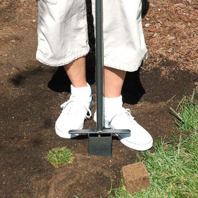 Yard Butler Heavy Duty Grass Sod Cutter/ Plugger Garden Turf Planting Hand Tool