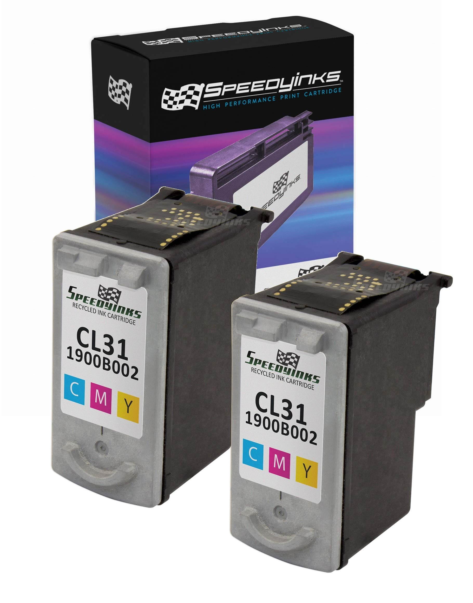 Speedy Inks - 2pk Canon CL31 Color Compatible Inkjet Cartridge