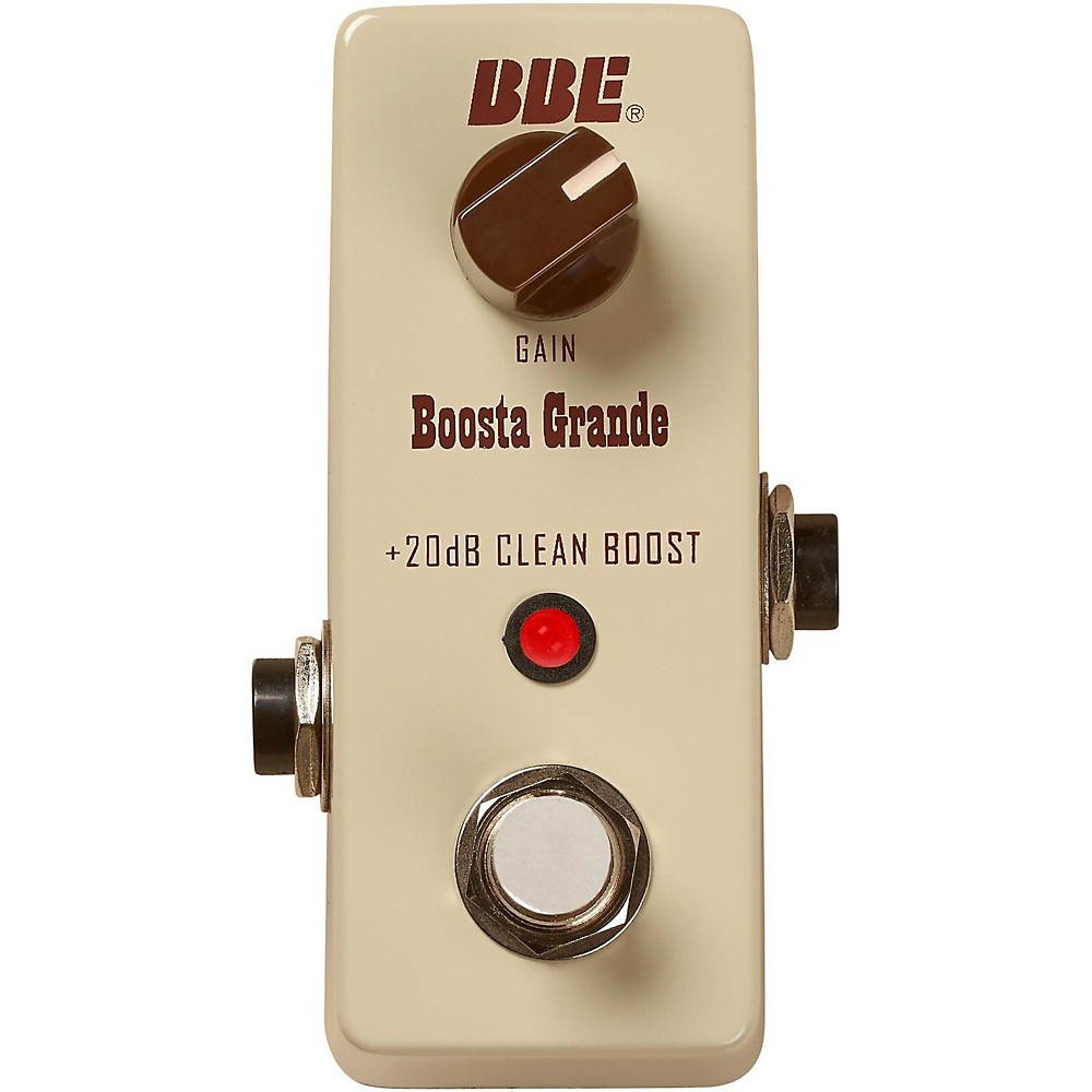 BBE MBG-20 Mini Boosta Grande Guitar Effect Pedal- +20dB Clean Boost