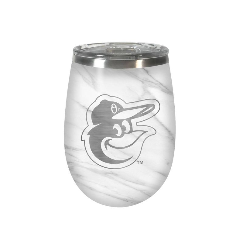 MLB Baltimore Orioles 10oz Marble Wine Tumbler