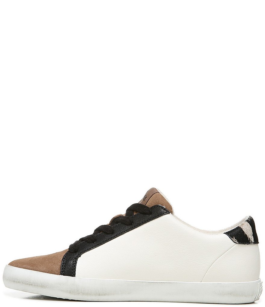 Kendall + Kylie Women's Anthracite Leopard EZORA 2.0 Low Top Lace Up Multi Sneakers