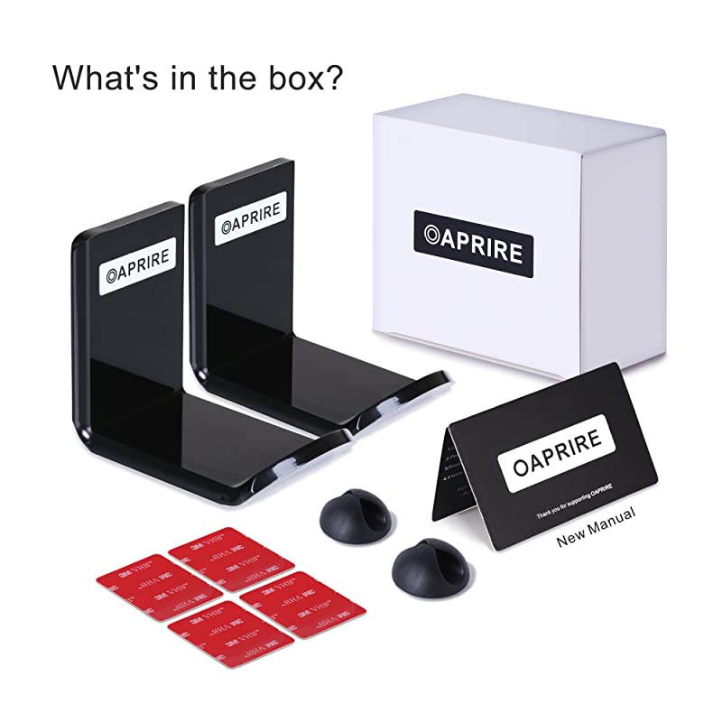 Headphone Stand Hanger Wall Mount Pack of 2  Acrylic Headphone Headset Holder Best Gaming Headset Stand with Cable Clip Save Desktop Space