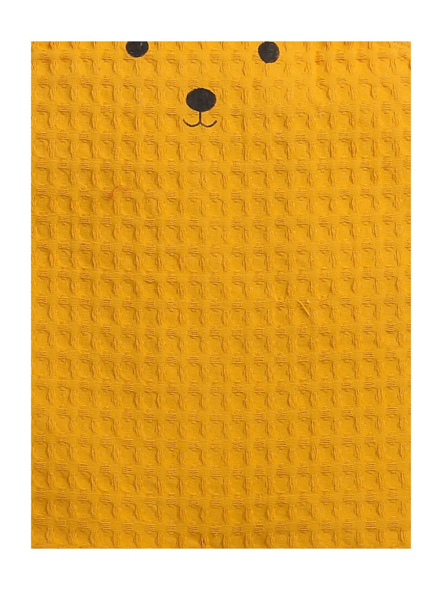 Nino Bambino Kids White & Mustard Striped T-Shirt with Dungaree