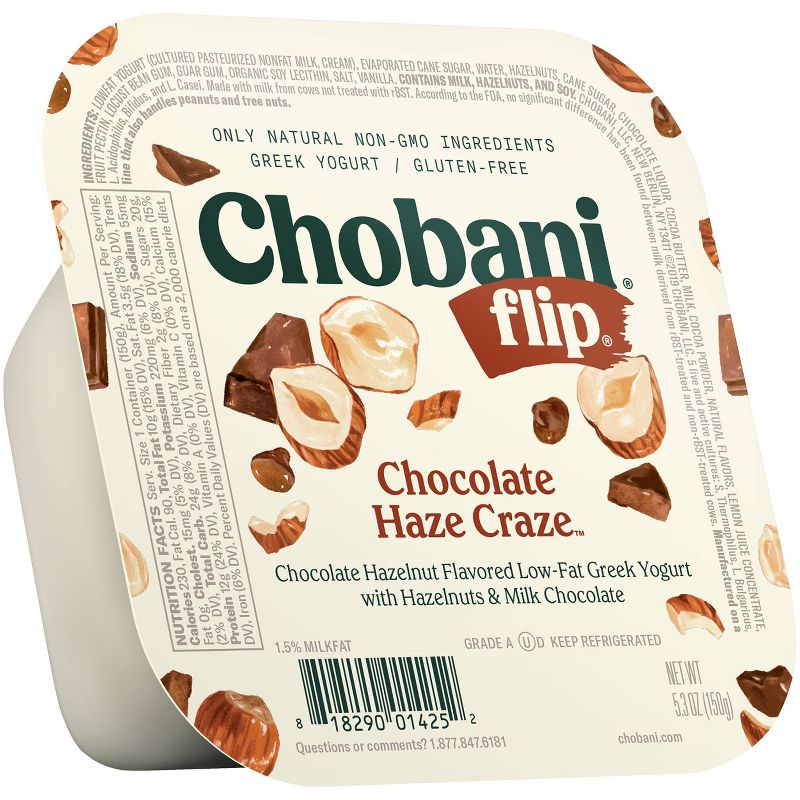 Chobani Flip Chocolate Haze Craze Low Fat Greek Yogurt - 5.3oz